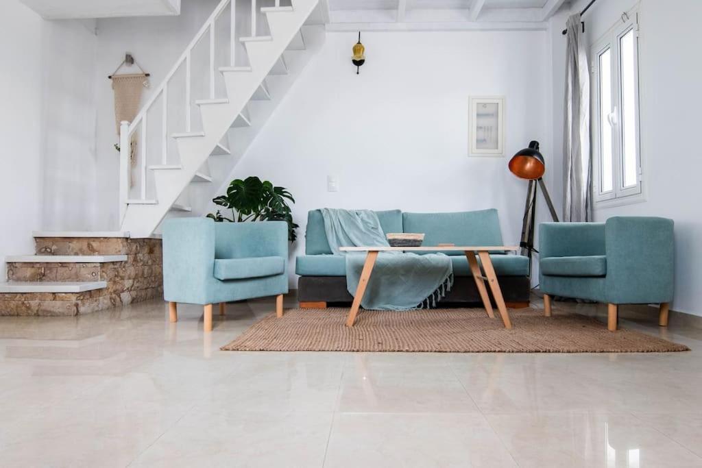 White Wave Villa, 3Min Walk From Beach Kamári Екстериор снимка